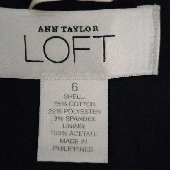 Ann Taylor Loft denim single button jacket size 6 - Picture 15 of 16